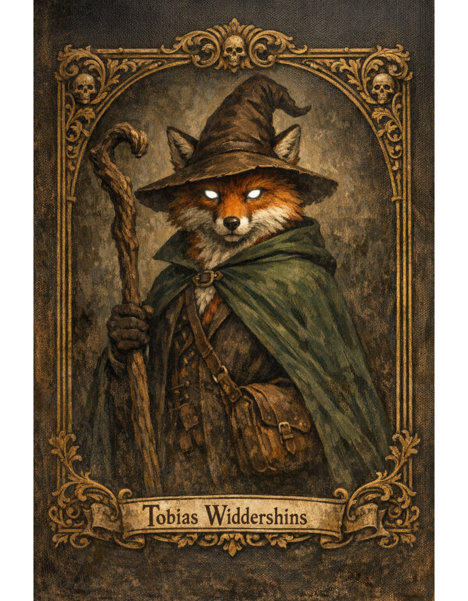 Tobias Widdershins Portrait T-Shirt