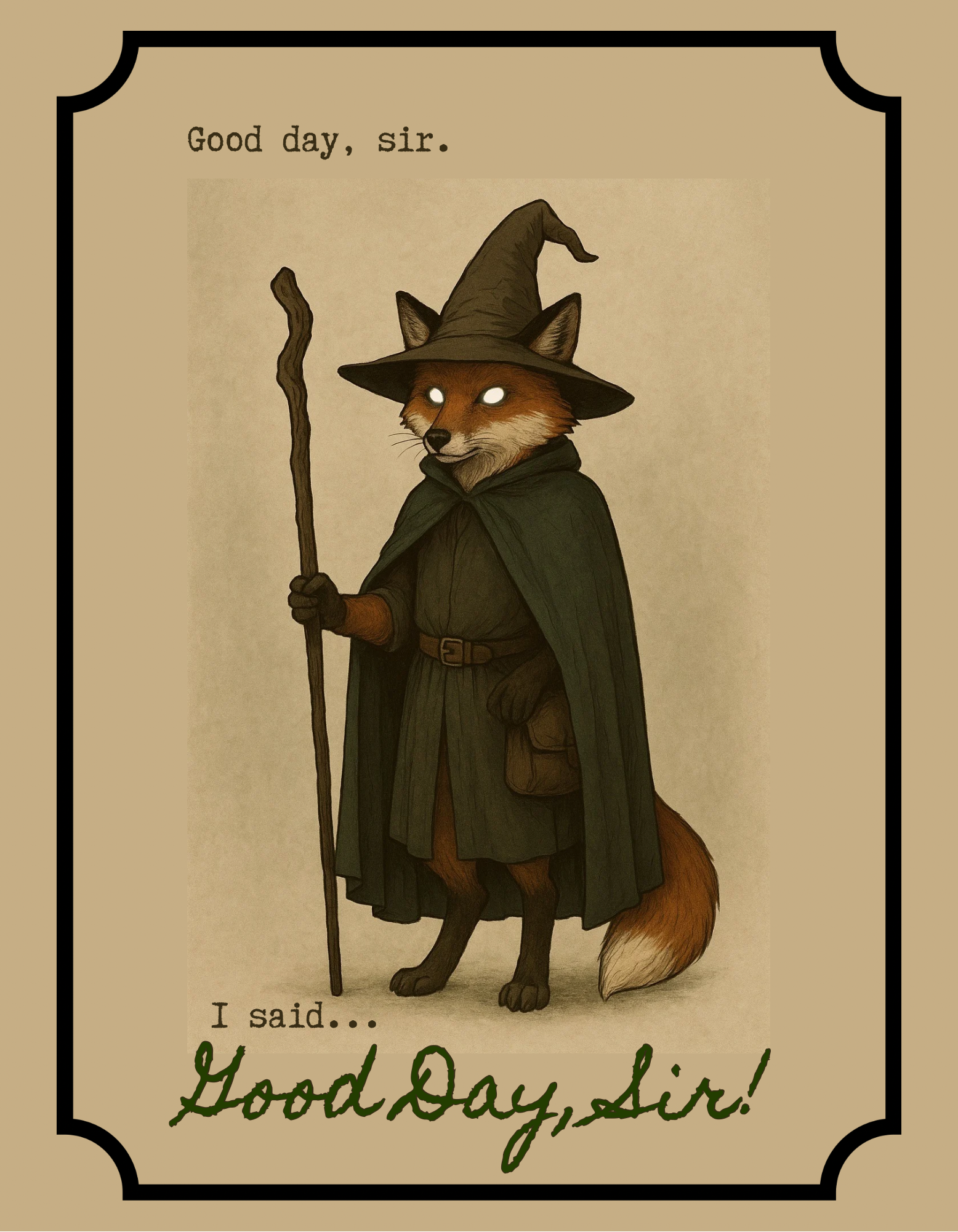 Good Day, Sir T-Shirt