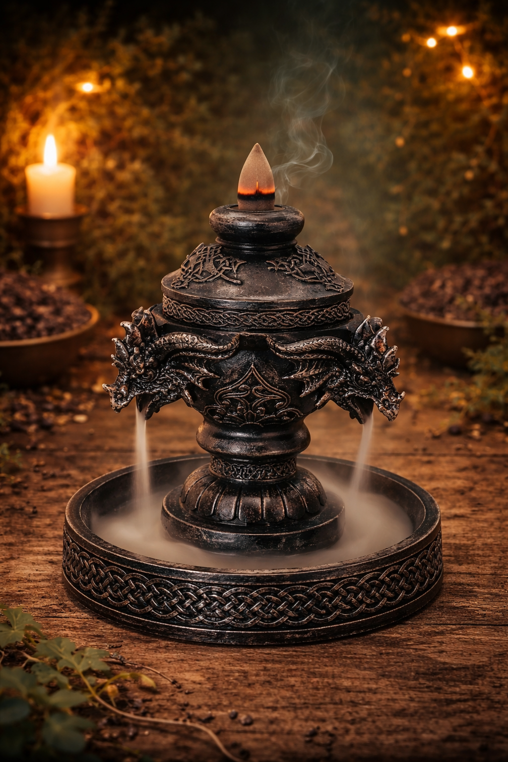 Triple Dragon Back Flow Burner