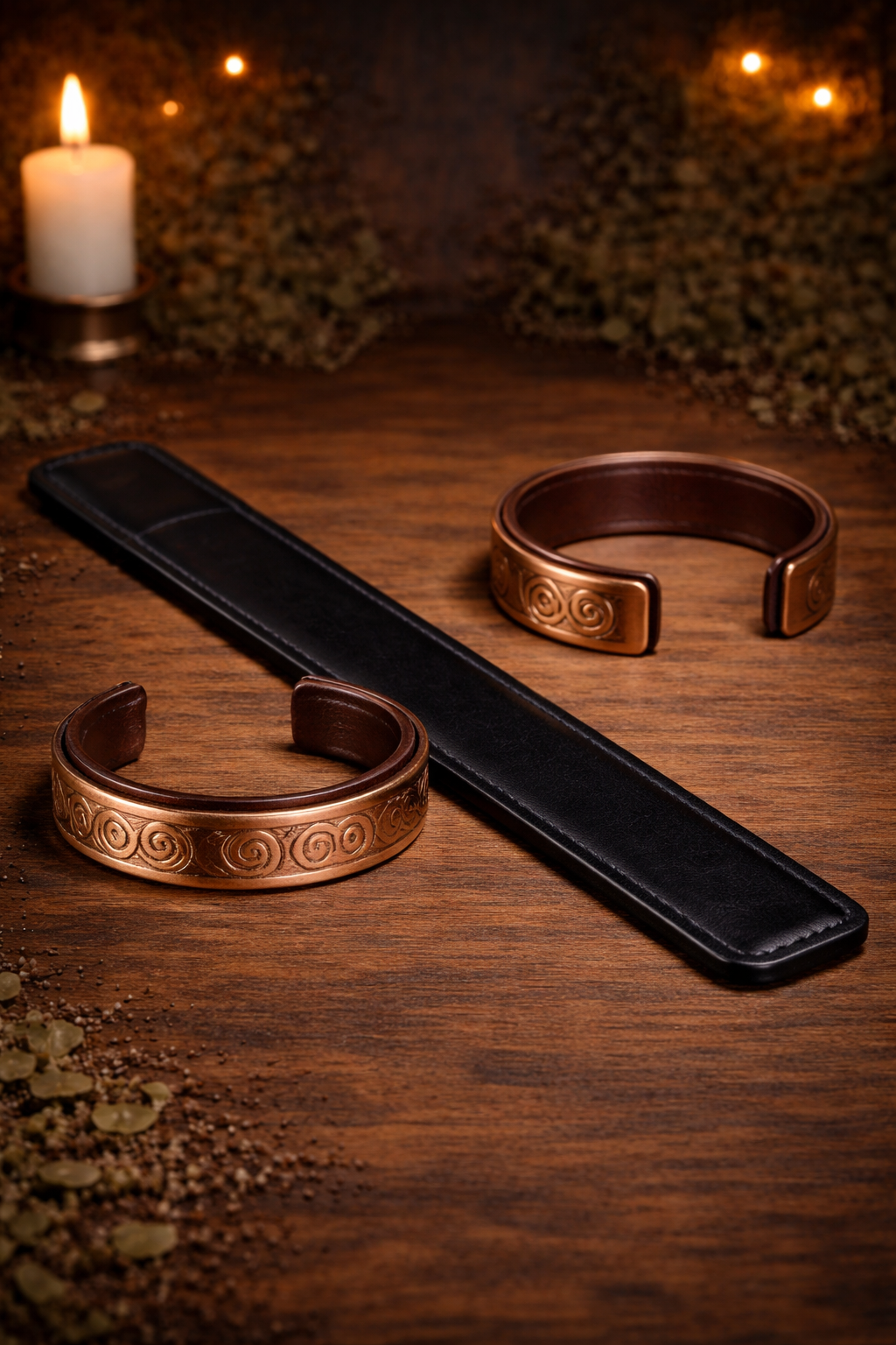 Vegan Leather Bracelet Sleeve