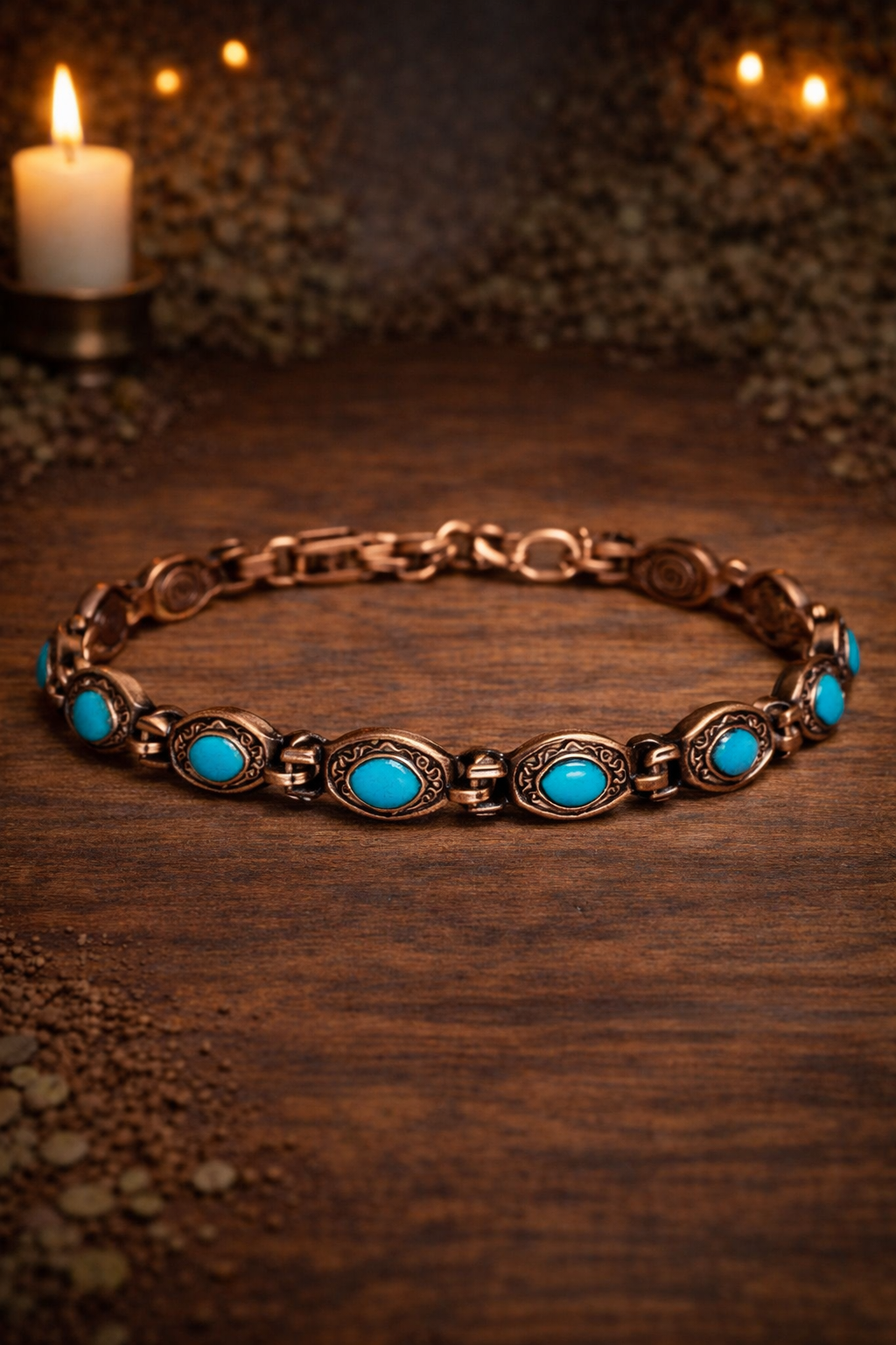 Copper & Turquiose bracelet