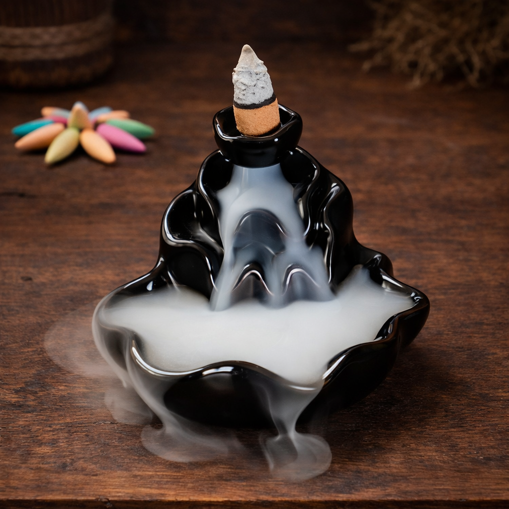 Ceramic Back Flow Incense burner