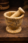 2.5 Inch Fossil Mortar & Pestle