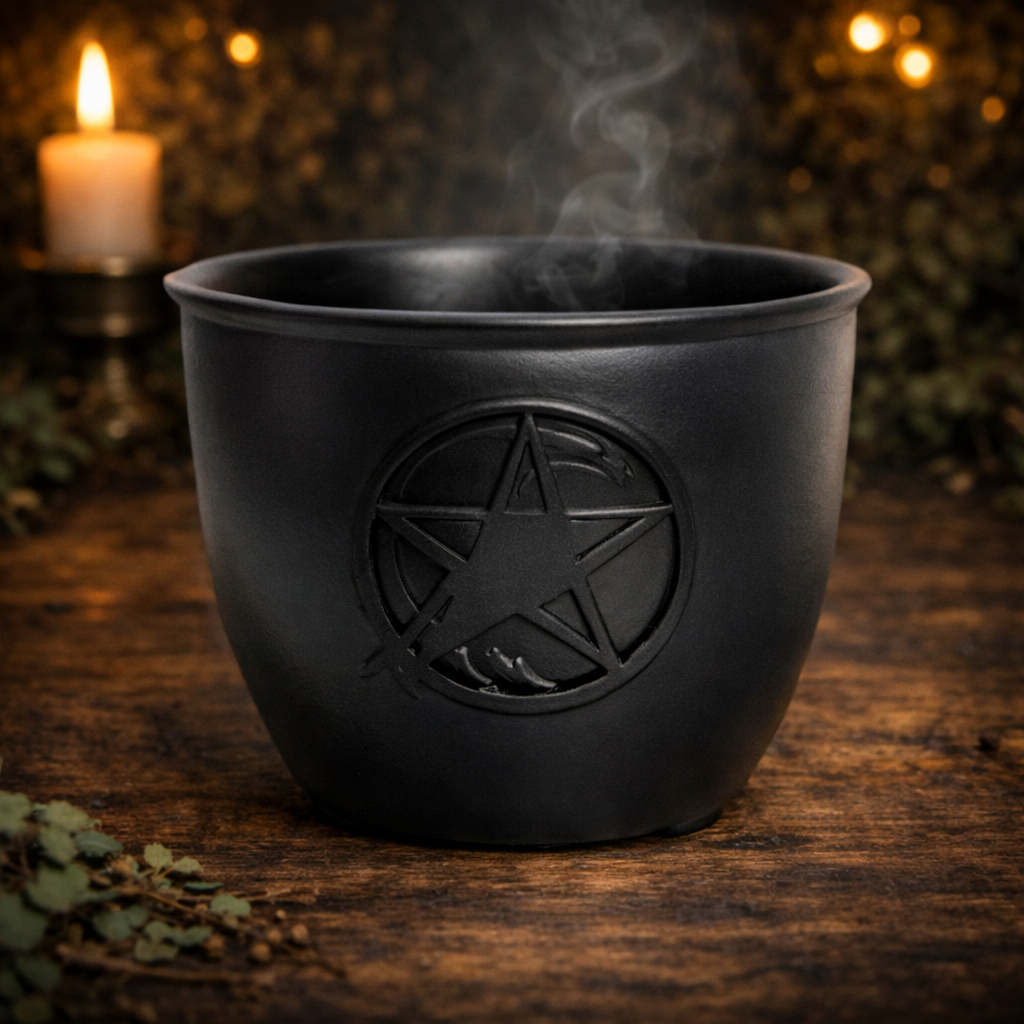 Cast Iron Smudge Pot