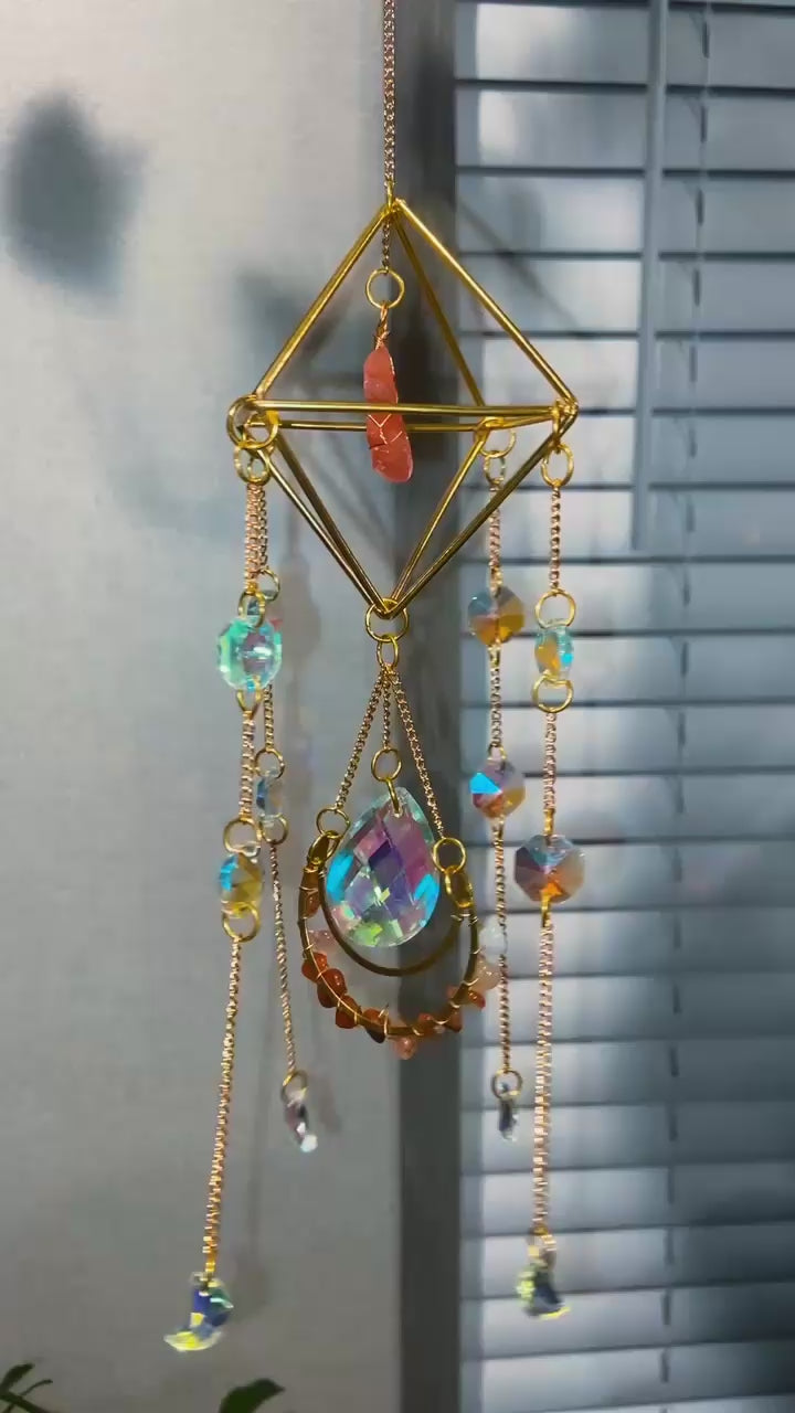 Crystal suncatcher